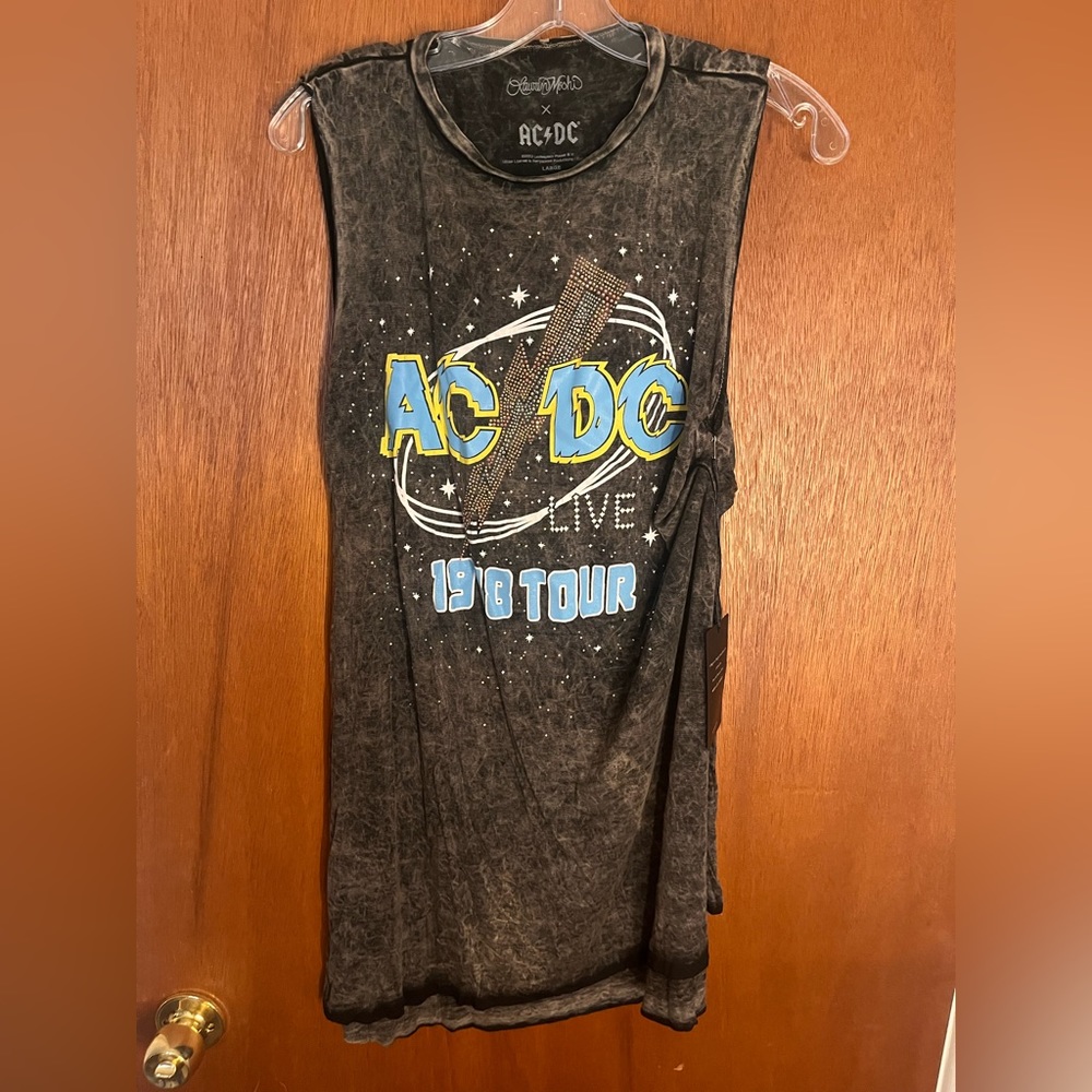 Lauren moshi AC/DC dress/ shirt. Size Large.